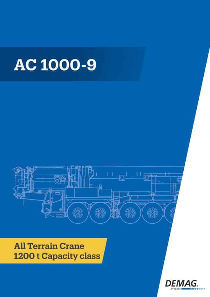 Demag AC1000-9 All Terrain Crane Load Chart