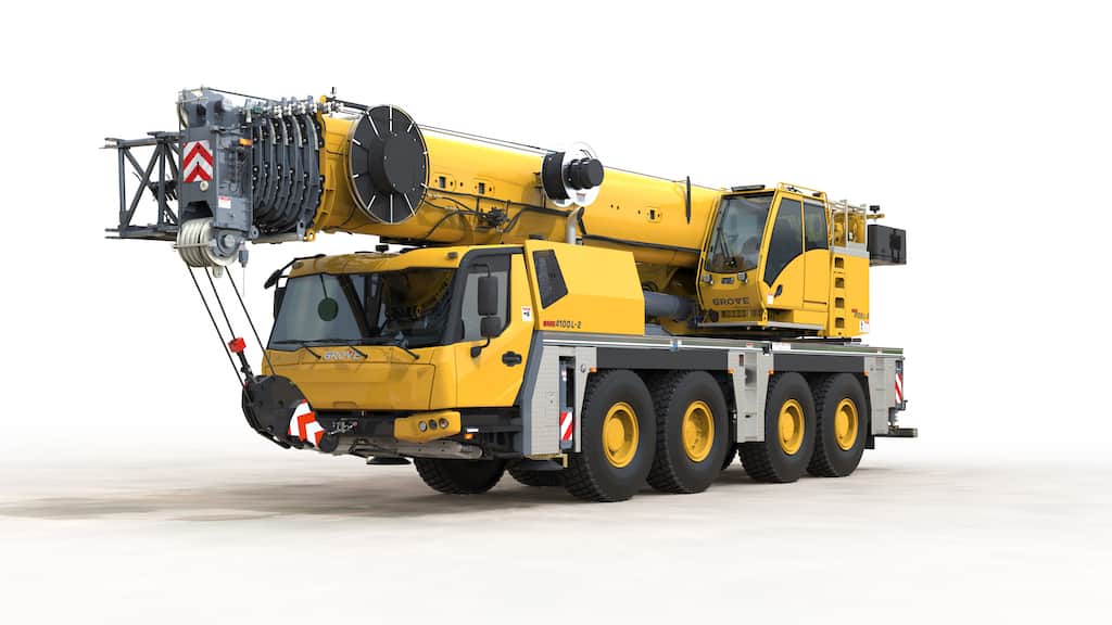 grove gmk4100l 2 all terrain crane