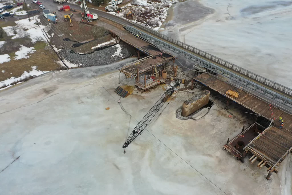 coles island crane collapse 2