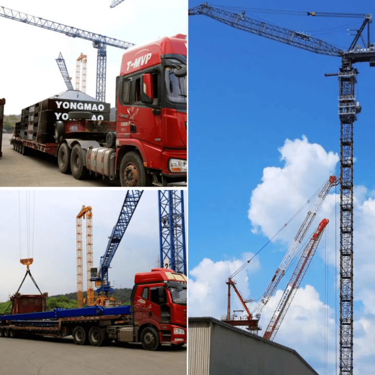 Yongmao delivers STF3080 wind power quickinstalling tower crane to