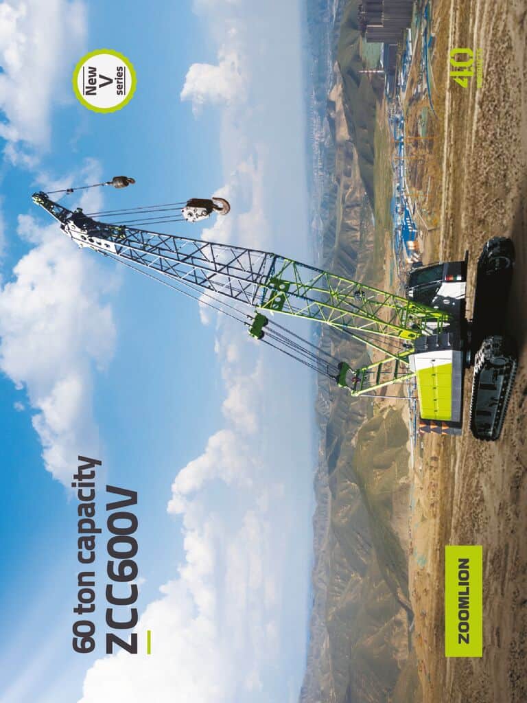 Zoomlion ZCC600V Load Chart PDF | Specs, Capacity & Download