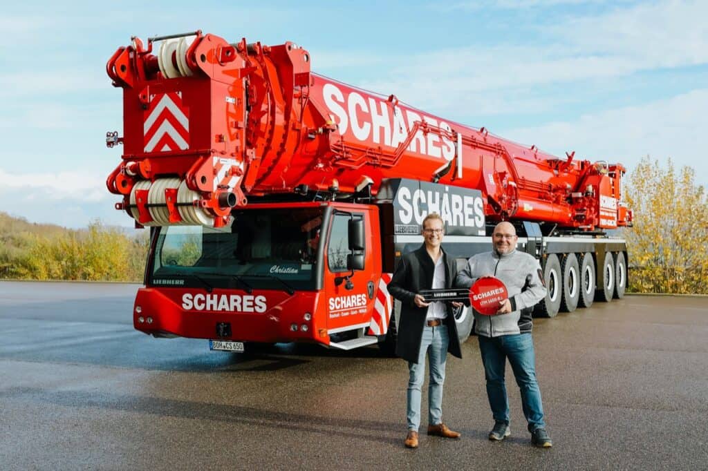 liebherr ltm1650 8.1 handover schares