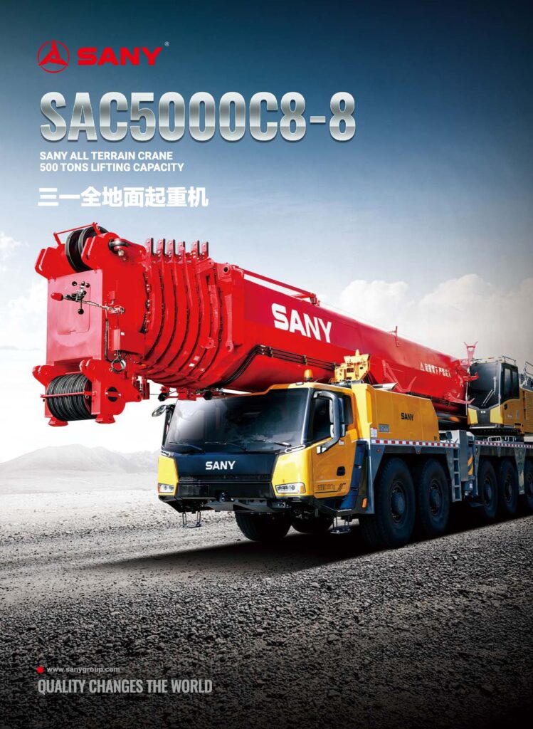 Sany SAC5000C8-8 All Terrain Crane
