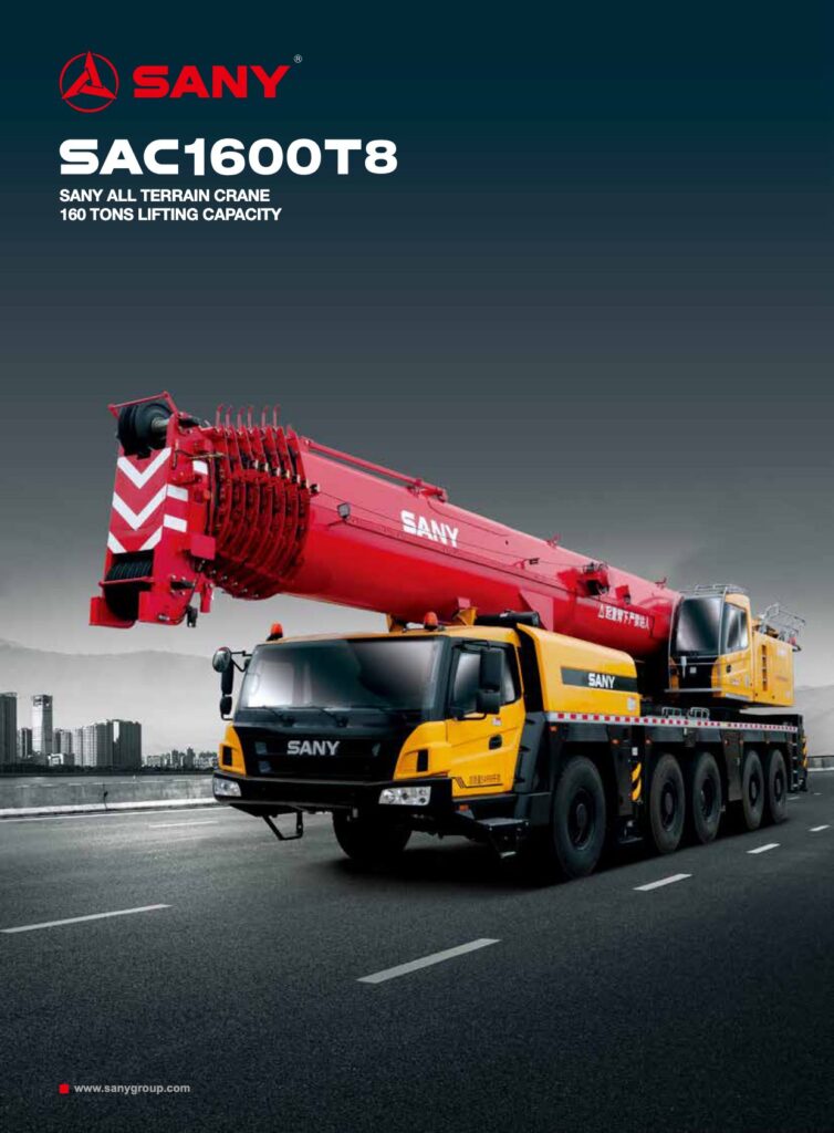 Sany SAC1600T8 All Terrain Crane