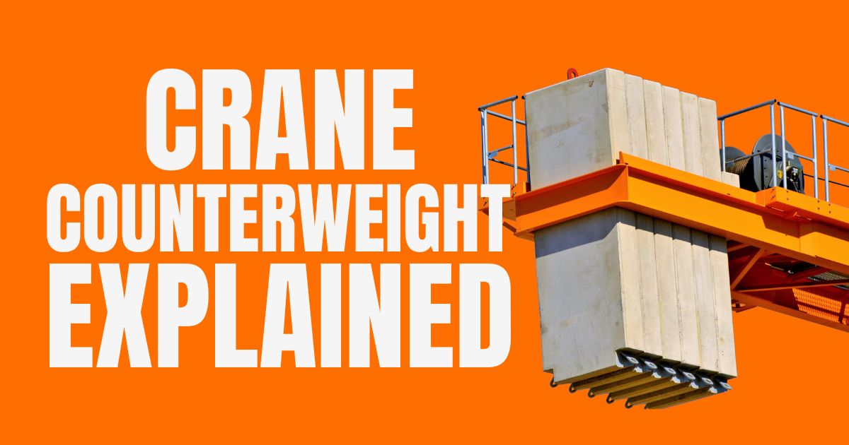 crane counterweight configurations explained