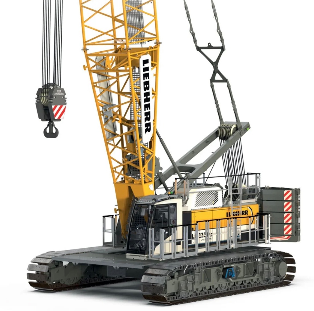 Liebherr Unveils 300-Tonne LR 1300.2 SX Unplugged Electric Crawler Crane at bauma 2025