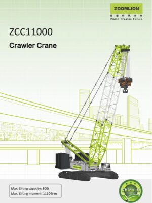 Zoomlion ZCC11000 Crawler Crane