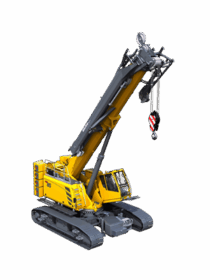 Grove GHC85, 85 US ton telescopic crawler crane with 42m main boom