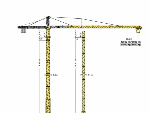 Liebherr 1000 EC-H40 Litronic Tower Crane