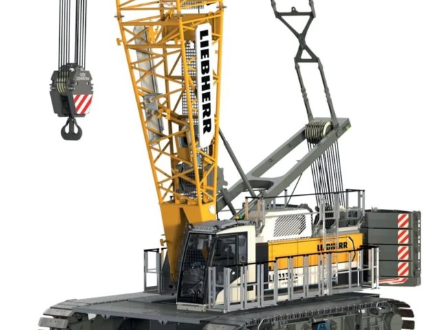 Liebherr Unveils 300-Tonne LR 1300.2 SX Unplugged Electric Crawler Crane at bauma 2025