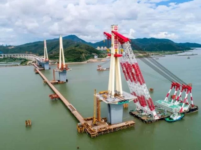 210904 jinhai bridge third tower 1