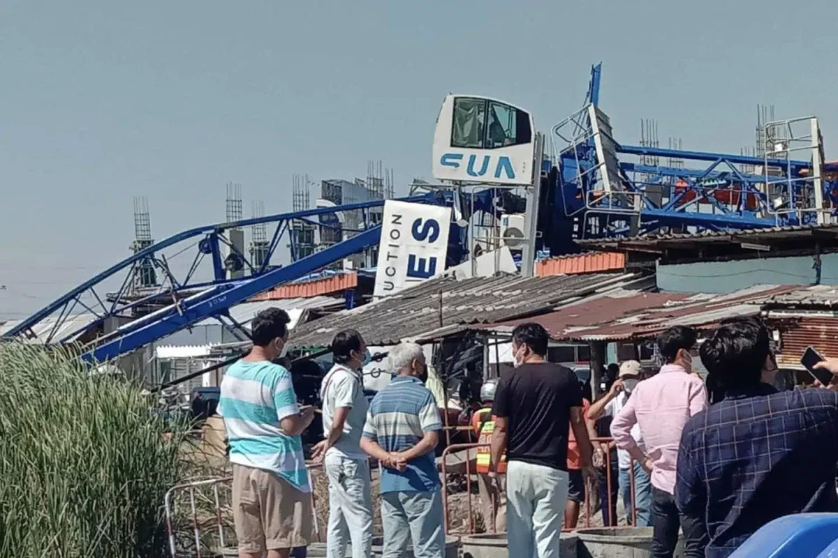 211217 bangkok tower crane collapse