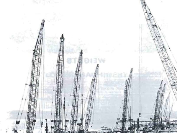 Manitowoc 4100W Crawler Crane Load Chart