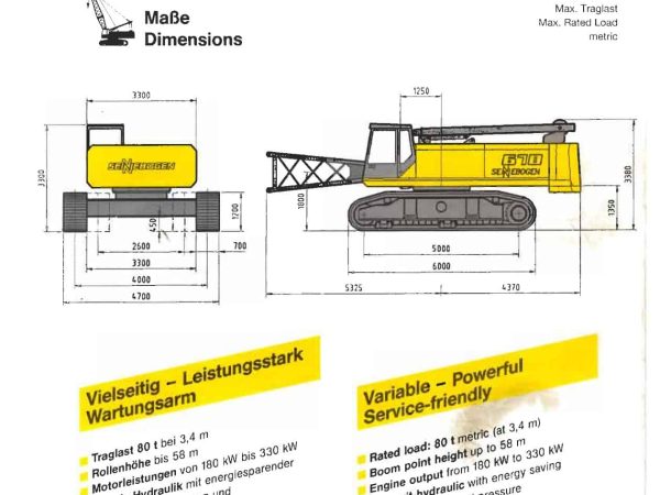 670R / 670R-HD Duty Crawler Crane