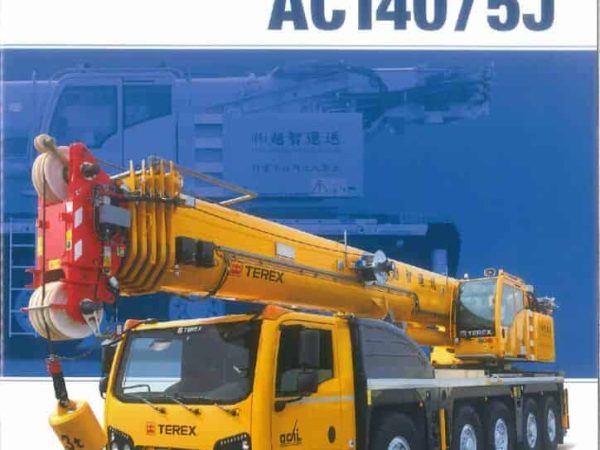 Demag AC140/5J All Terrain Crane Load Chart
