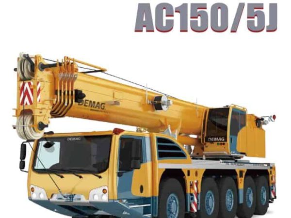 Demag AC150/5J All Terrain Crane Load Chart