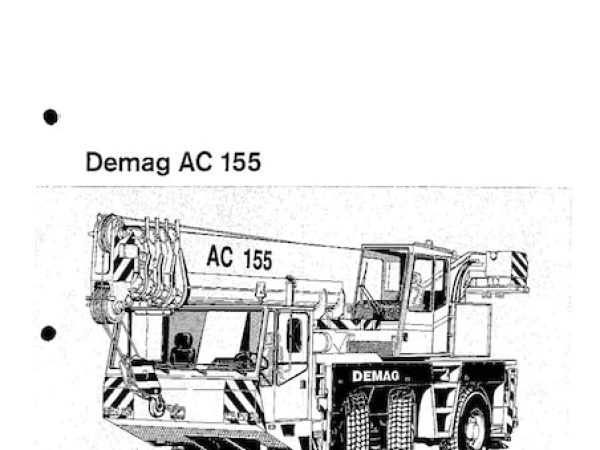 Demag AC155 All Terrain Crane Load Chart