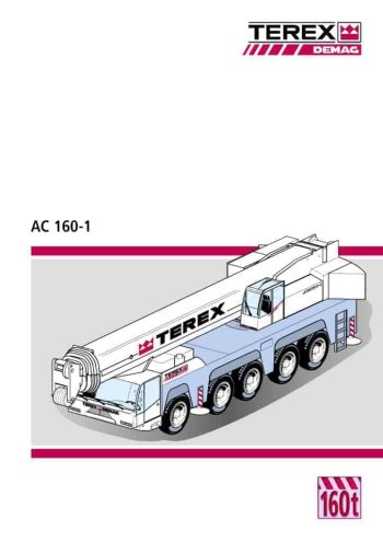 Demag AC160-1 All Terrain Crane Load Chart Demag AC160-1 All Terrain Crane Load Chart