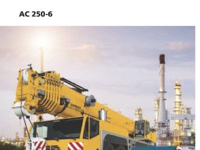 Demag AC 250-6 All Terrain Crane Load Chart