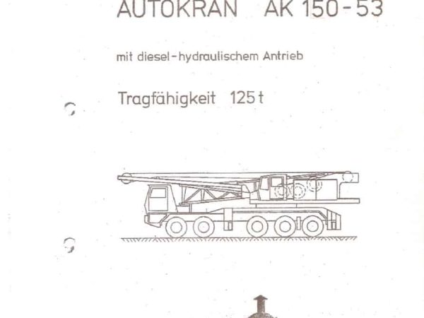 Gottwald AK150-53 Lattice Boom Truck Crane