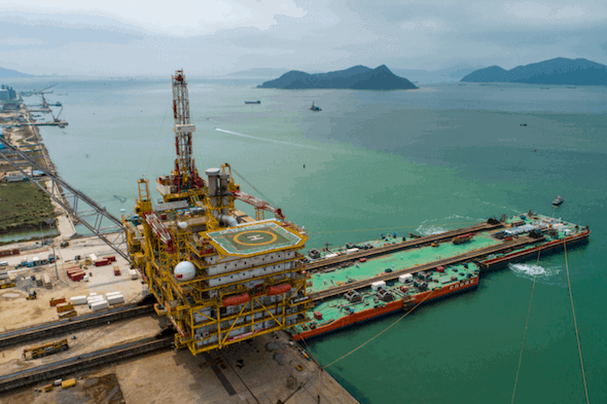ALE completes load out of 18,000 tonne at Zhuhai, China