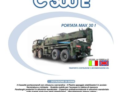 TCM srl C 300 E Military Crane