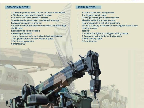 TCM srl C 400 M + Rospo Military Crane