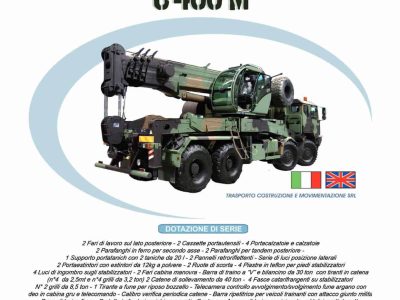 TCM srl C 400 M Military Crane