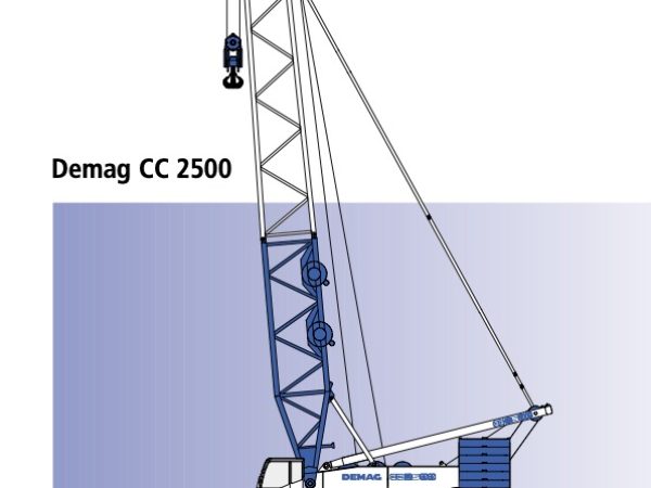 Demag CC 2500 Crawler Crane