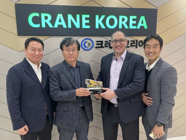 crane korea expands its fleet with two new grove five axle all terrain cranes
