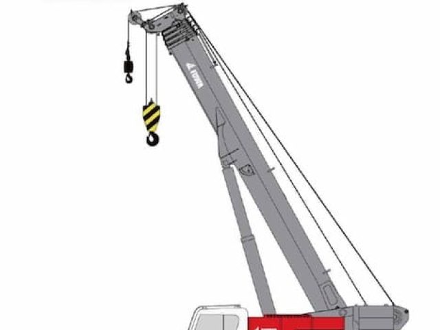 Fuwa FWT100 Telescopic Crawler Crane Load Chart