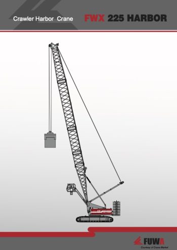 auto draft Fuwa FWX225 Harbor Crawler Crane Load Chart