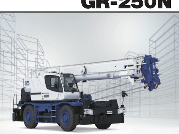 Tadano GR-250N-5 CREVO250 G5 Rough Terrain Crane Load Chart