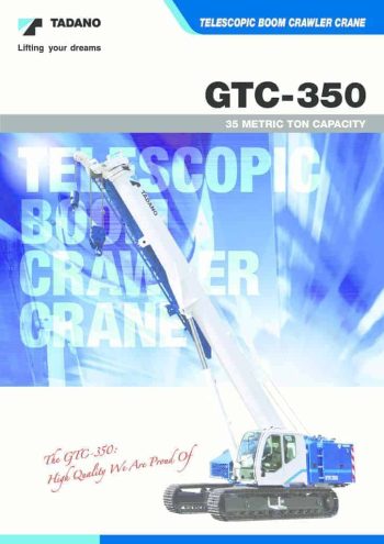 Tadano GTC-350 Telescopic Crawler Crane
