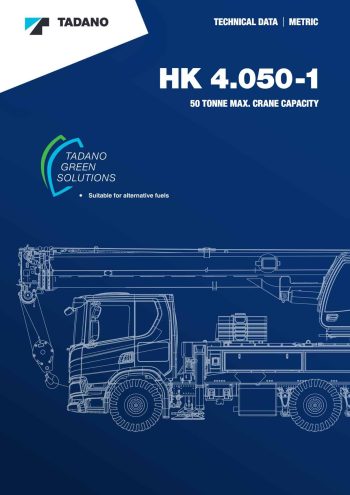 Tadano HK 4.050-1 Truck Mounted Crane