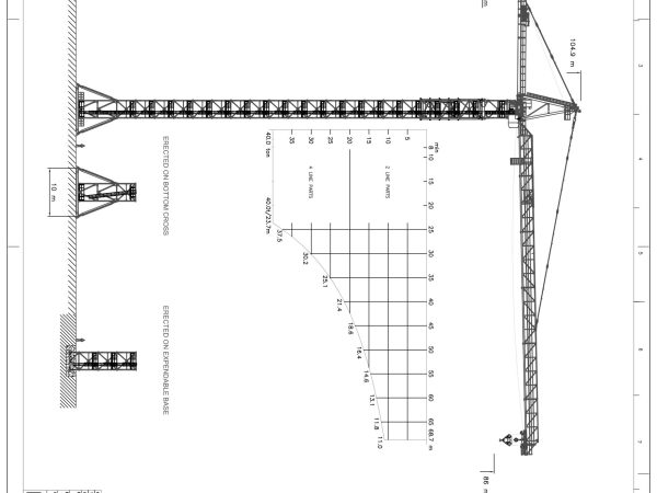Kroll K1000 Hammerhead Tower Crane