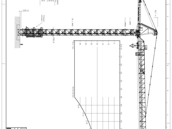 Kroll K1400 Hammerhead Tower Crane
