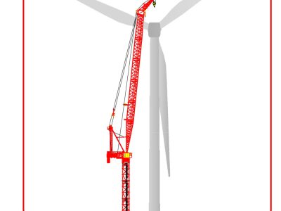 Kroll K1650L Luffing Tower Crane