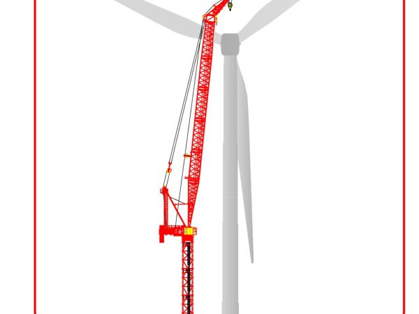 Kroll K1650L Luffing Tower Crane