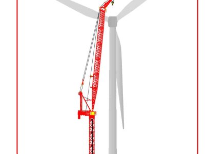 Kroll K1650L Luffing Tower Crane