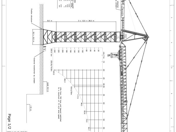 Kroll K5000 Hammerhead Tower Crane