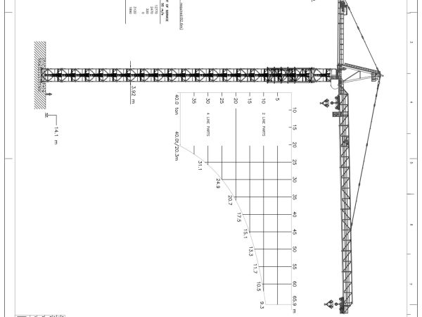 Kroll K800 Hammerhead Tower Crane