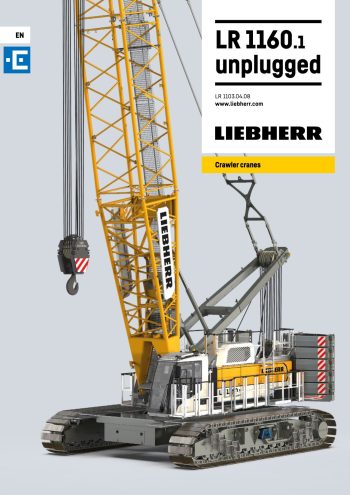 Liebherr LR 1160.1 Unplugged Crawler Crane Liebherr LR 1160.1 Unplugged Crawler Crane