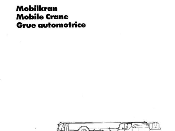 Liebherr LTM 1100/1 All Terrain Crane Load Chart