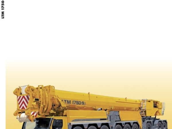 Liebherr LTM 1750-9.1 All Terrain Crane Load Chart