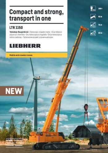 Liebherr LTR 1150 Telescopic Crawler Crane Load Chart Liebherr LTR 1150 Telescopic Crawler Crane Load Chart