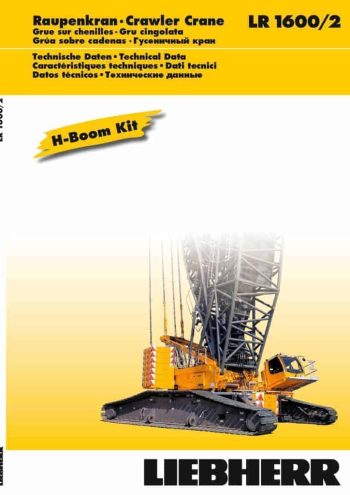 Liebherr LR1600-2 Technical Data H-Boom mt thumbnail of Liebherr LR1600-2 Technical Data H-Boom mt