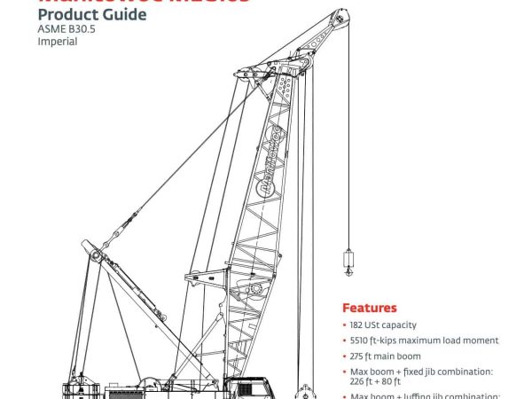 Manitowoc MLC165 Crawler Crane