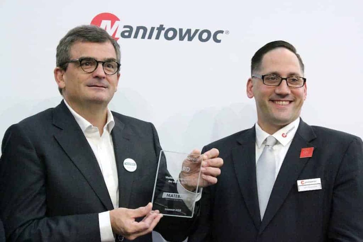 Manitowoc Cranes has announced the second winner of its prestigious Dealer Awards during Intermat in Paris, France. Matebat won ‘Best Sales Progression in 2017’ after an exceptional sales performance last year.