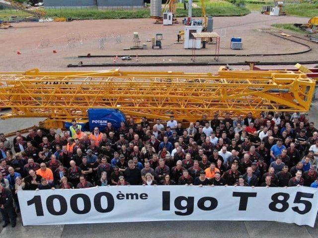 Manitowoc sells and ships 1,000th Igo T 85